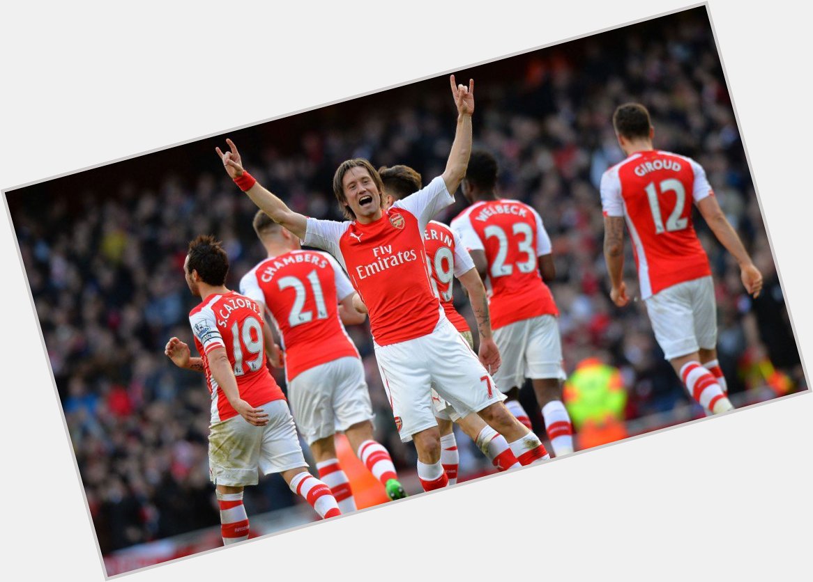 Forget about CR7, it\s all about TR7!

Happy 38th Birthday to Arsenal\s very own Little Mozart - Tomas Rosicky! 