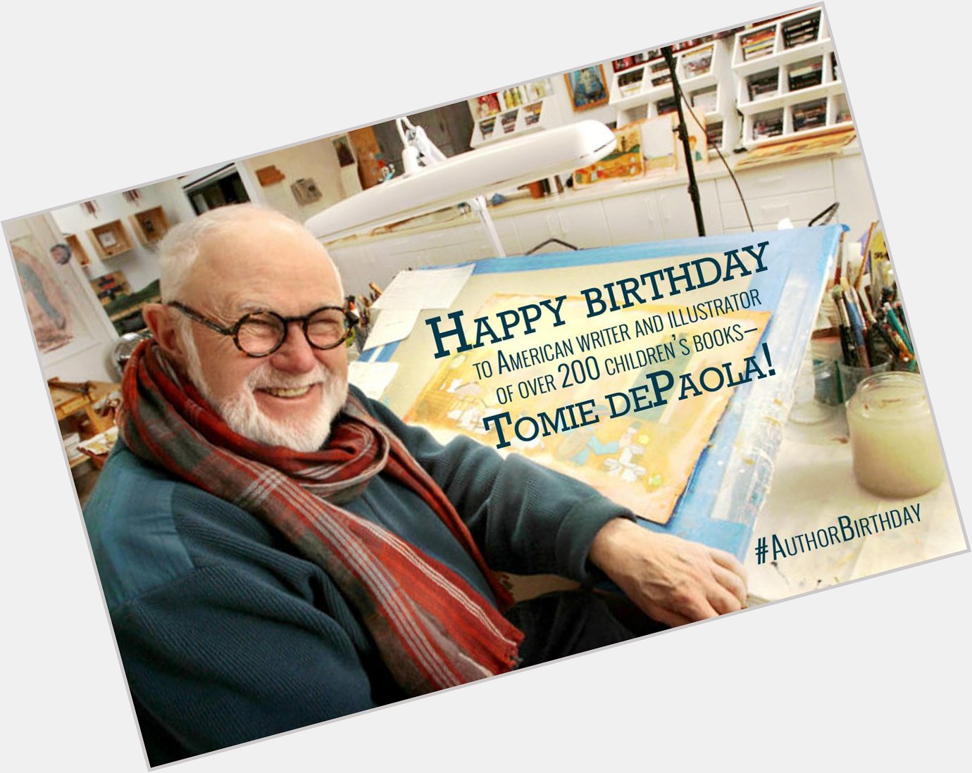Happy Birthday to Tomie dePaola American writer and illustrator of over 200 children\s books! 