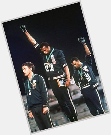 Happy birthday to Tommie Smith, who raised the fist. 