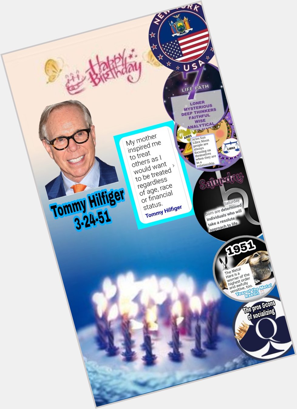 Happy birthday to Tommy Hilfiger         