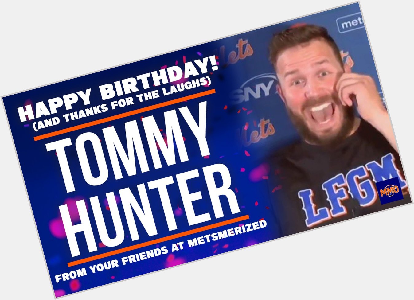 Happy Birthday to a very good pitcher and possibly an even better press conference interviewee - Tommy Hunter! 