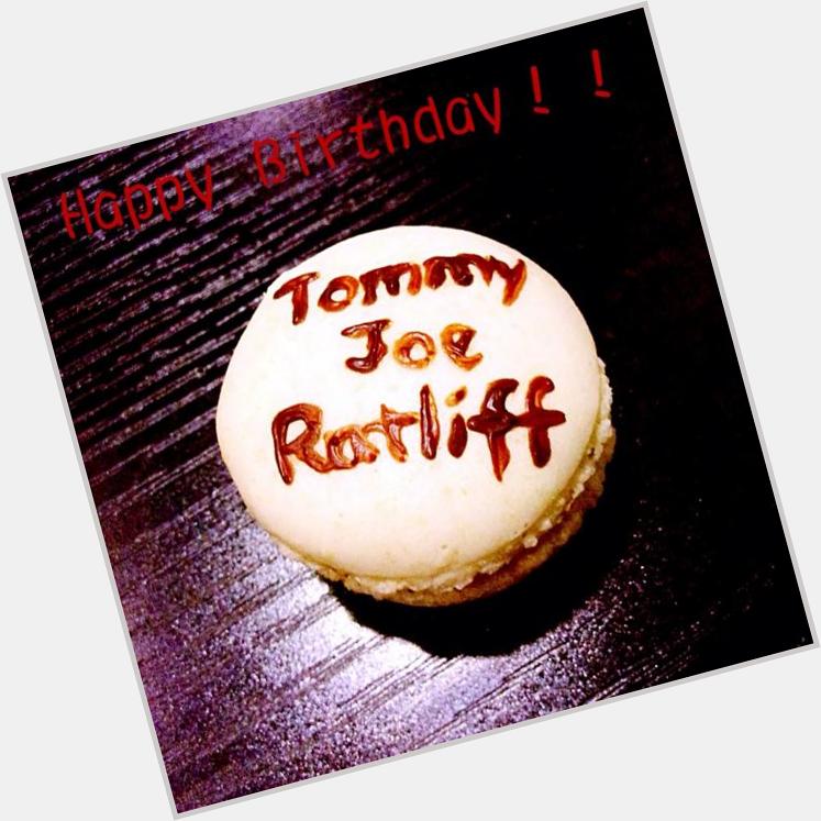  Happy Birthday Tommy!! Homemade Tommy Joe Ratliff Macaron for you!   