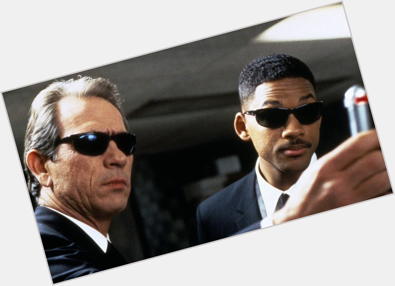 Happy Birthday Actor Tommy Lee Jones Seen here with Slapper Smith in MIB 