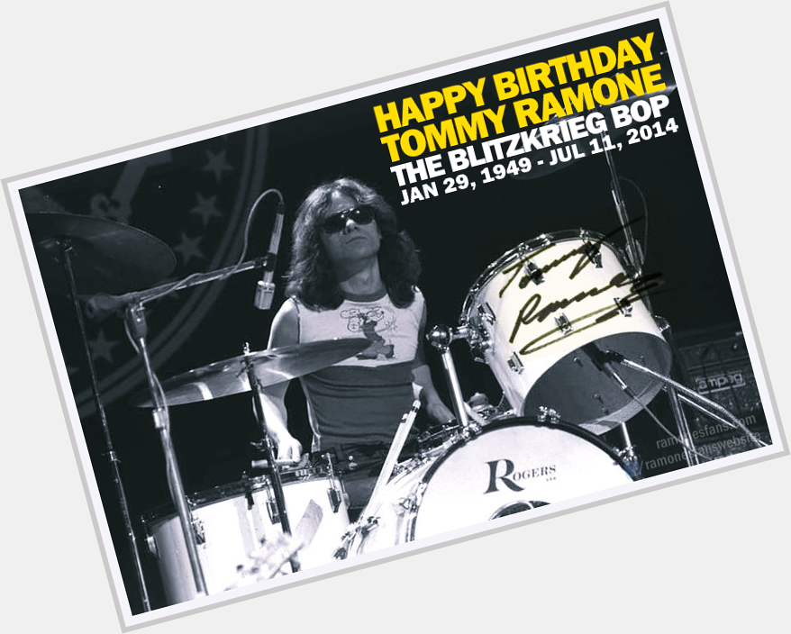     Happy Birthday Tommy Ramone, Mind the Ramones. 