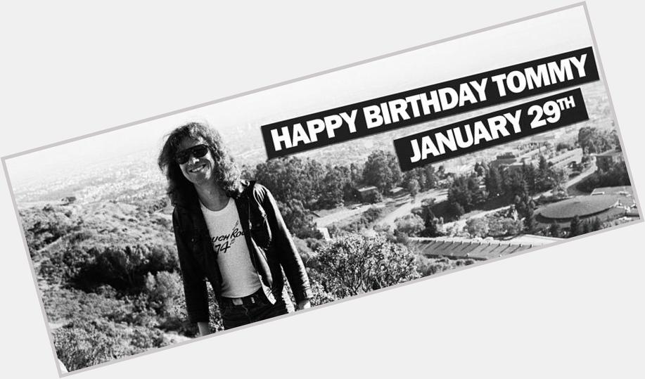 Tommy Ramone who wished me a Happy 16th Birthday on stage I return the favor to you  