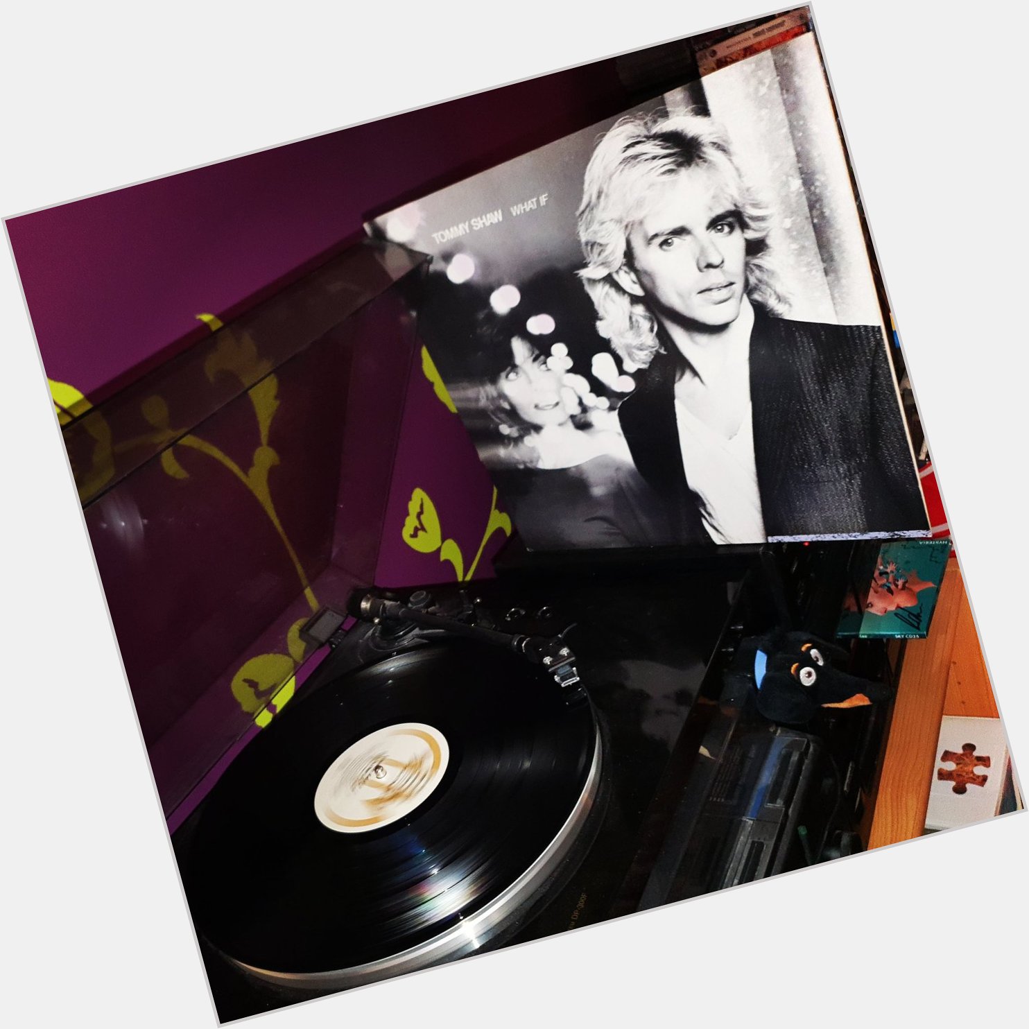 Happy Birthday Tommy Shaw *67*! 
What if (A&M Records/1985)   