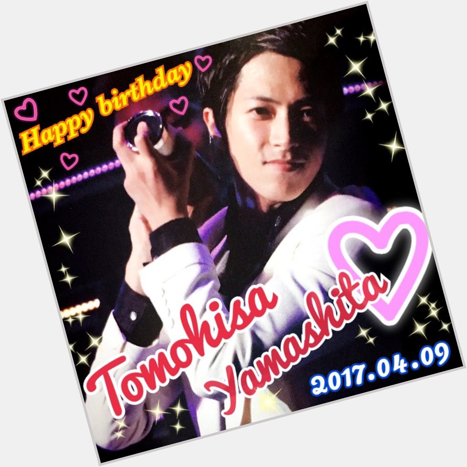 Happy birthday Tomohisa Yamashita  