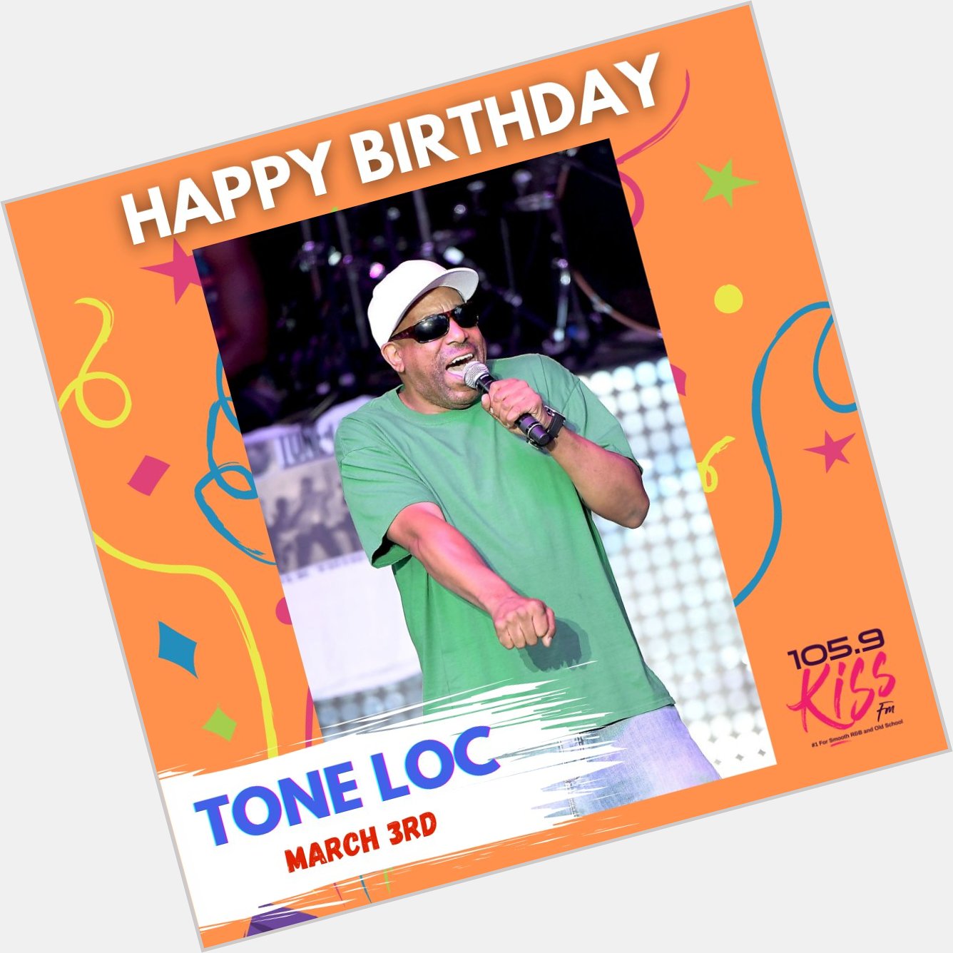 Happy 55th birthday to one of our favorite \"wild things,\"  What\s YOUR favorite Tone Loc song? 