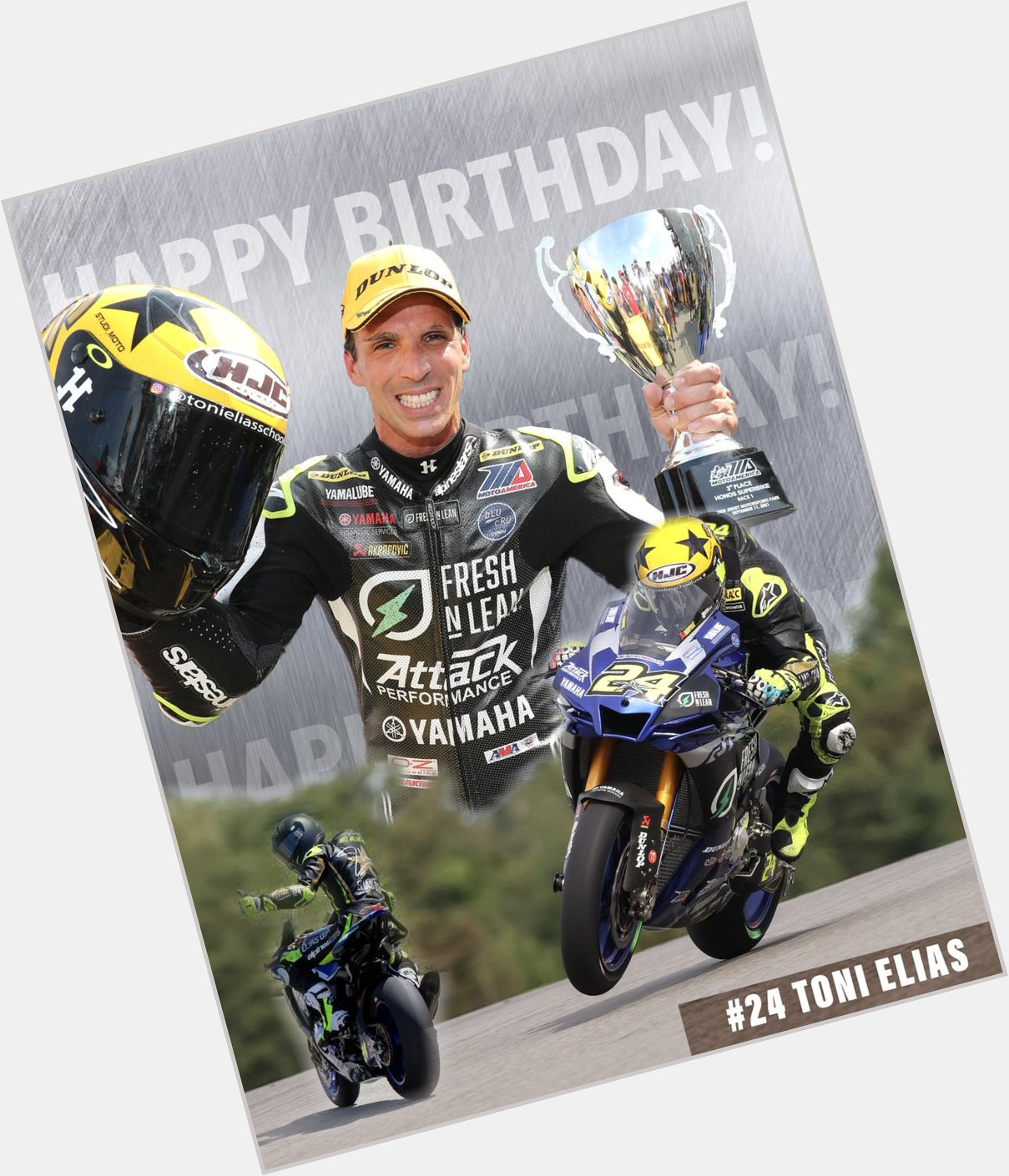 Happy birthday to our 2017 Superbike champion, Toni Elias. Have a fantastic day! 