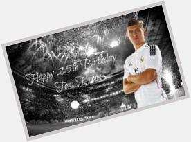 Happy birthday Toni Kroos. 