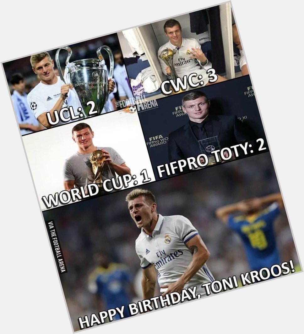 Happy birthday Toni Kroos          