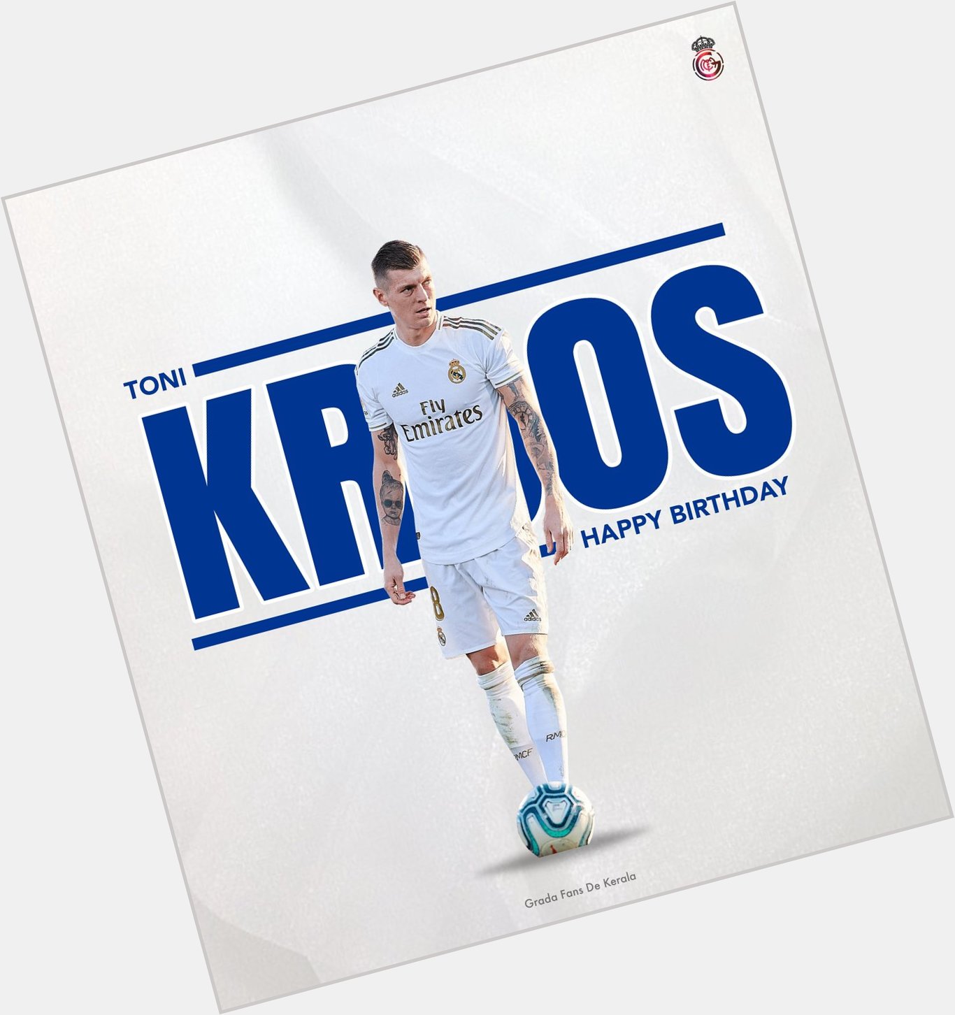  _Happy 31st birthday to German Sniper , Toni Kroos !_    