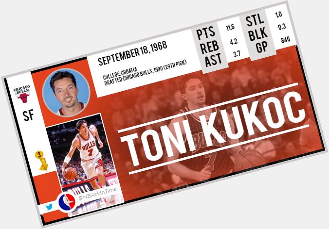 Happy birthday Toni Kukoc !    