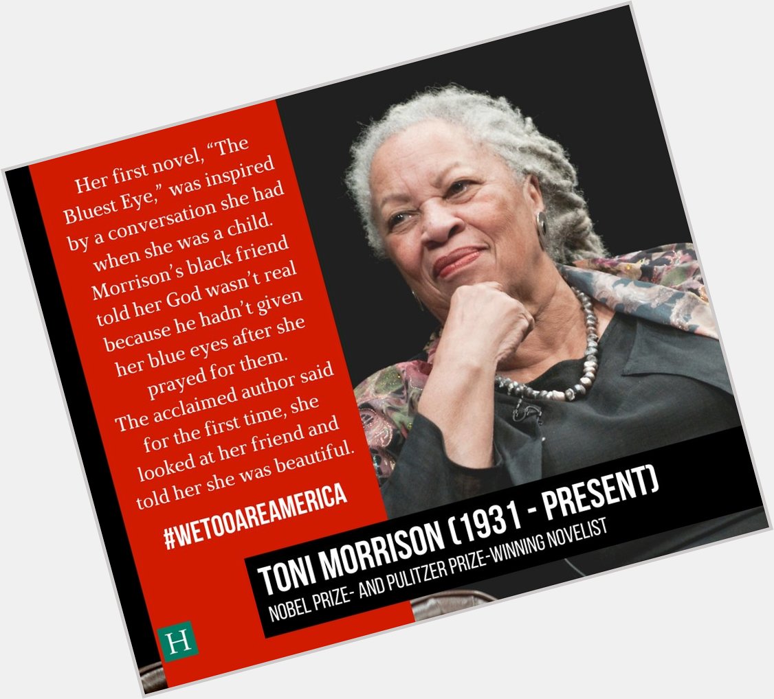 Happy 86th birthday to literary icon Toni Morrison!  