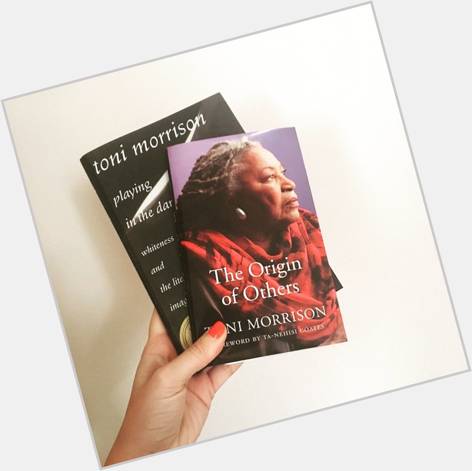 Happy birthday, Toni Morrison! Born in 1931  