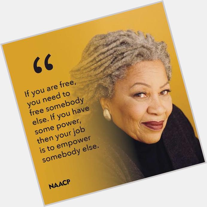 Happy heavenly birthday Toni Morrison!   