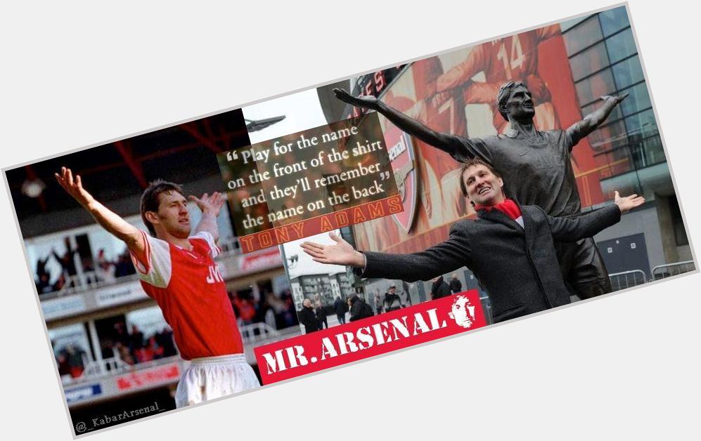 Happy 49th Birthday Mr Arsenal, Tony Adams! 