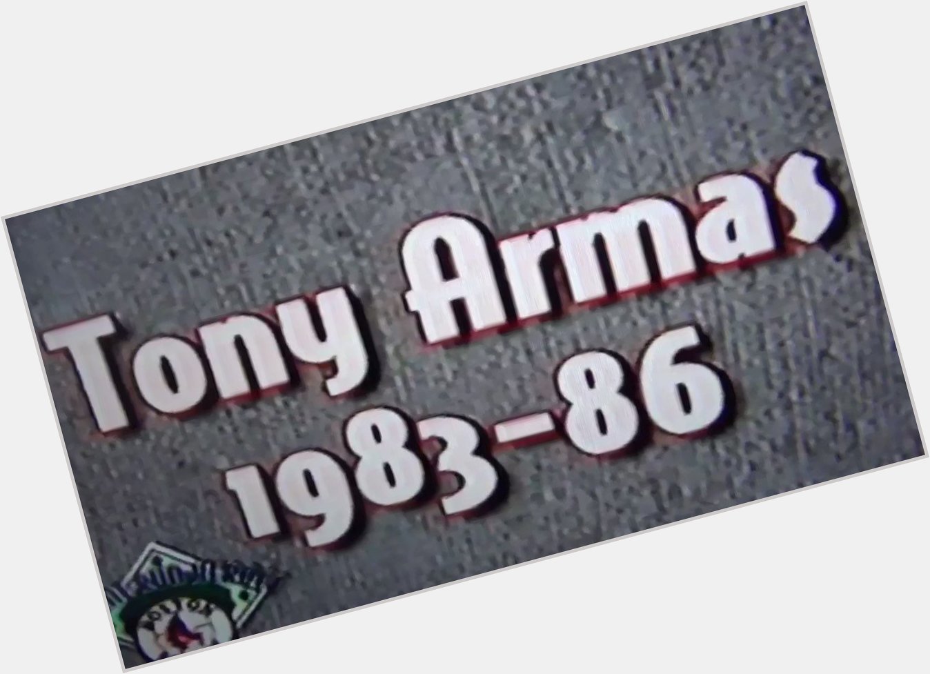 Happy birthday Tony Armas! Say what you want. Dude could rake. 