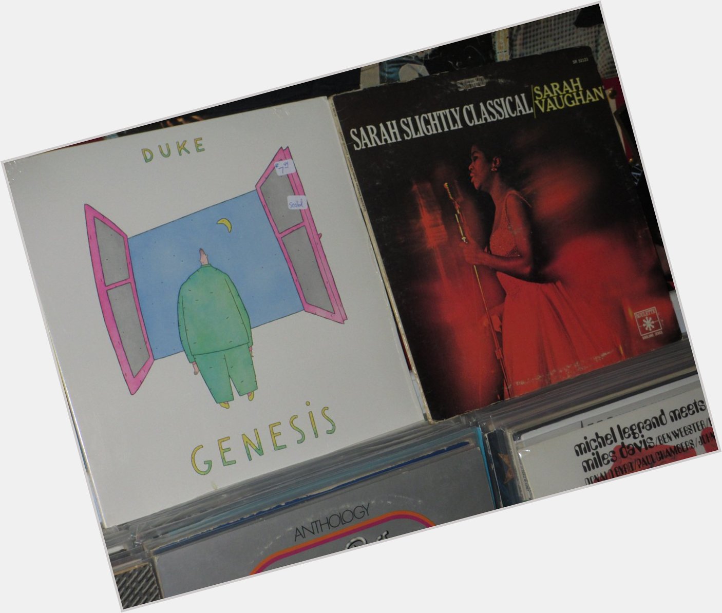 Happy Birthday to Tony Banks of Genesis & the late Sarah Vaughan 