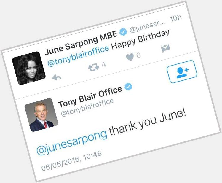 Happy birthday, Tony Blair 