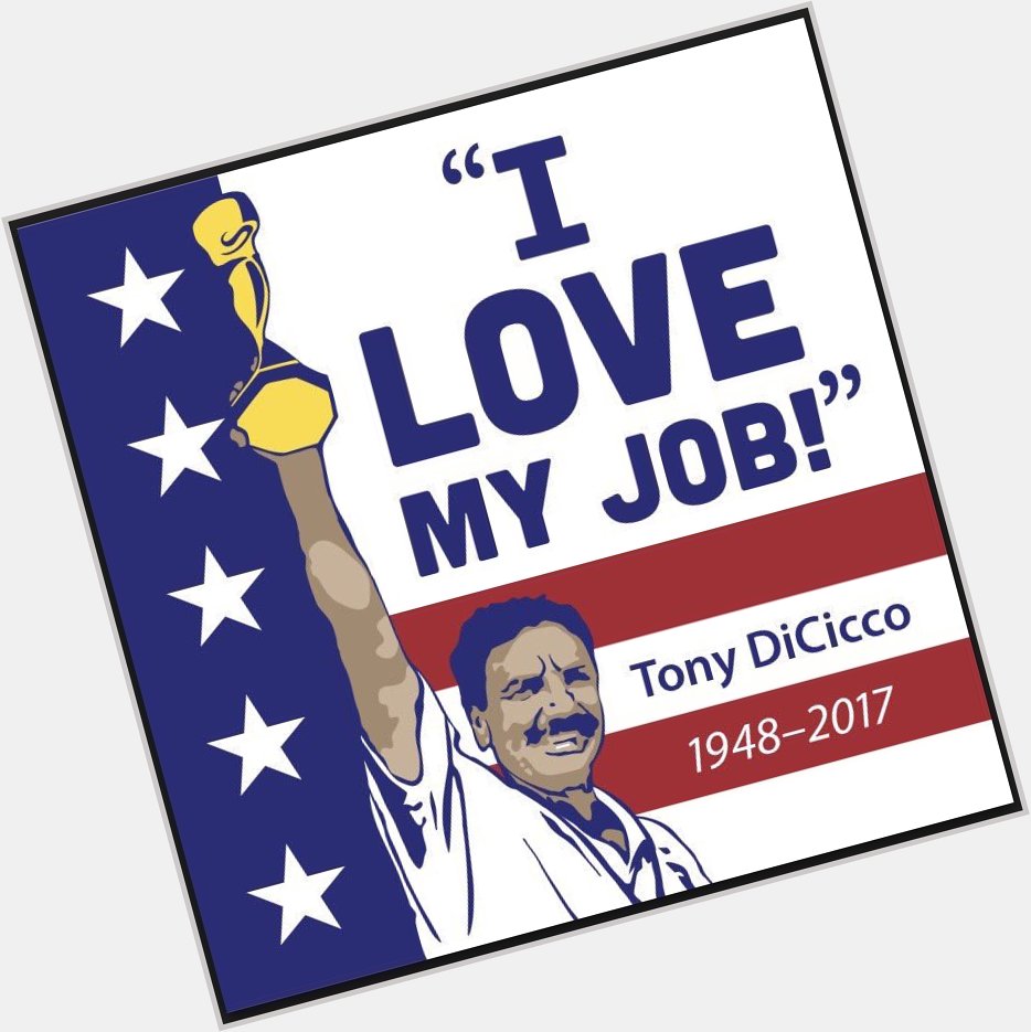 Happy birthday to the late, great Tony DiCicco. 