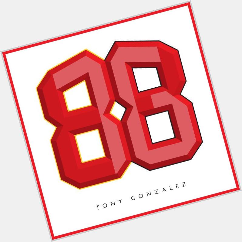 A logo and a Happy Birthday for future HOFer Tony Gonzalez!     