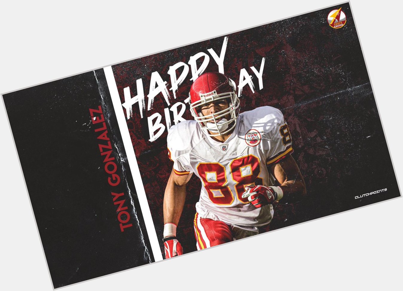 Join us in wishing Tony Gonzalez a happy 44th birthday  