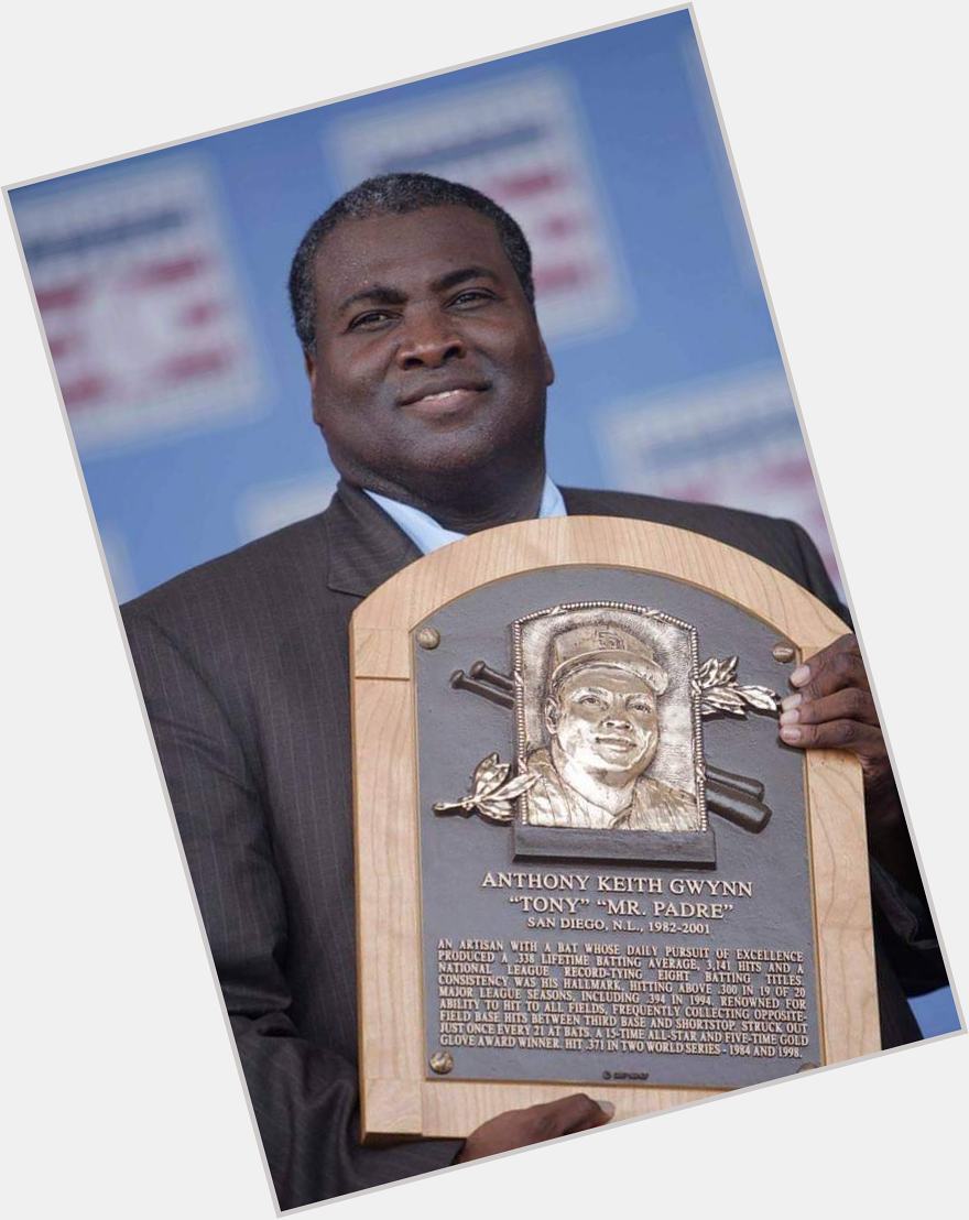 Happy Heavenly Birthday to the great Tony Gwynn. Let\s win the game for him  