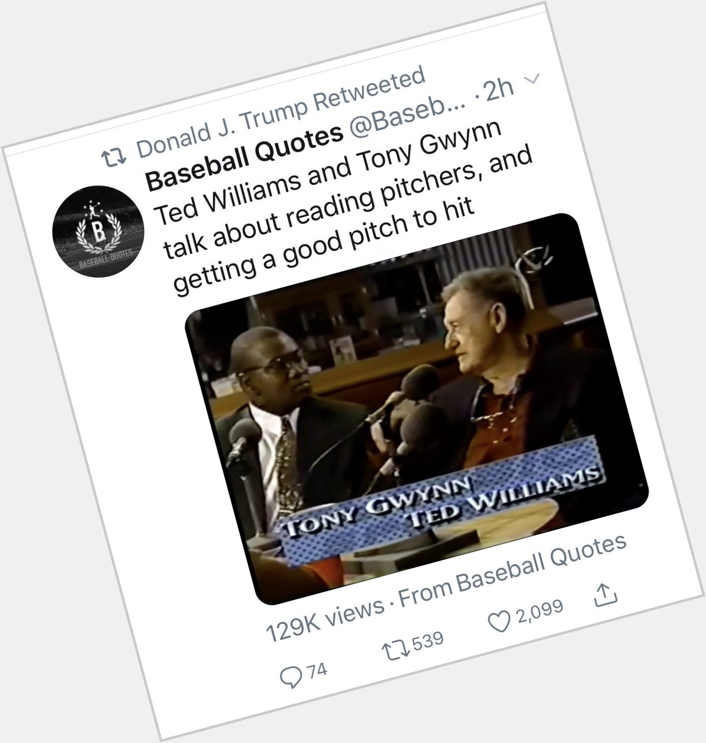 Even our President knows how awesome Tony Gwynn was. Happy Birthday Mr. Padre. 