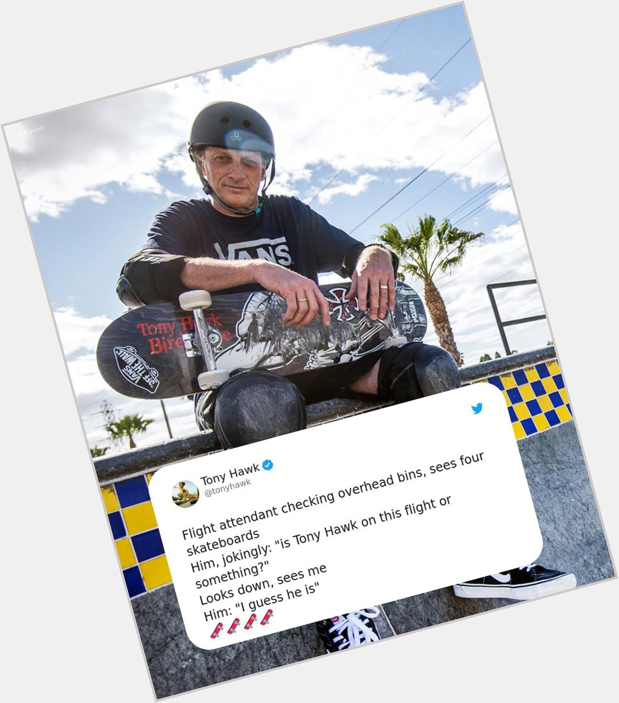 Tony Hawk\s messages about being Tony Hawk are the best Happy Birthday, Birdman! 