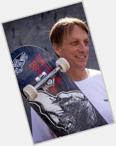 Happy 54th birthday to skateboarding legend, Tony Hawk. 