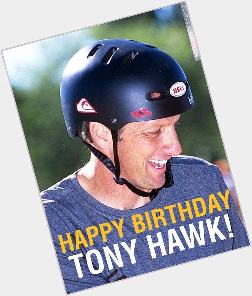 HAPPY BIRTHDAY TONY HAWK! This pro skater legend is turning 55 today! 