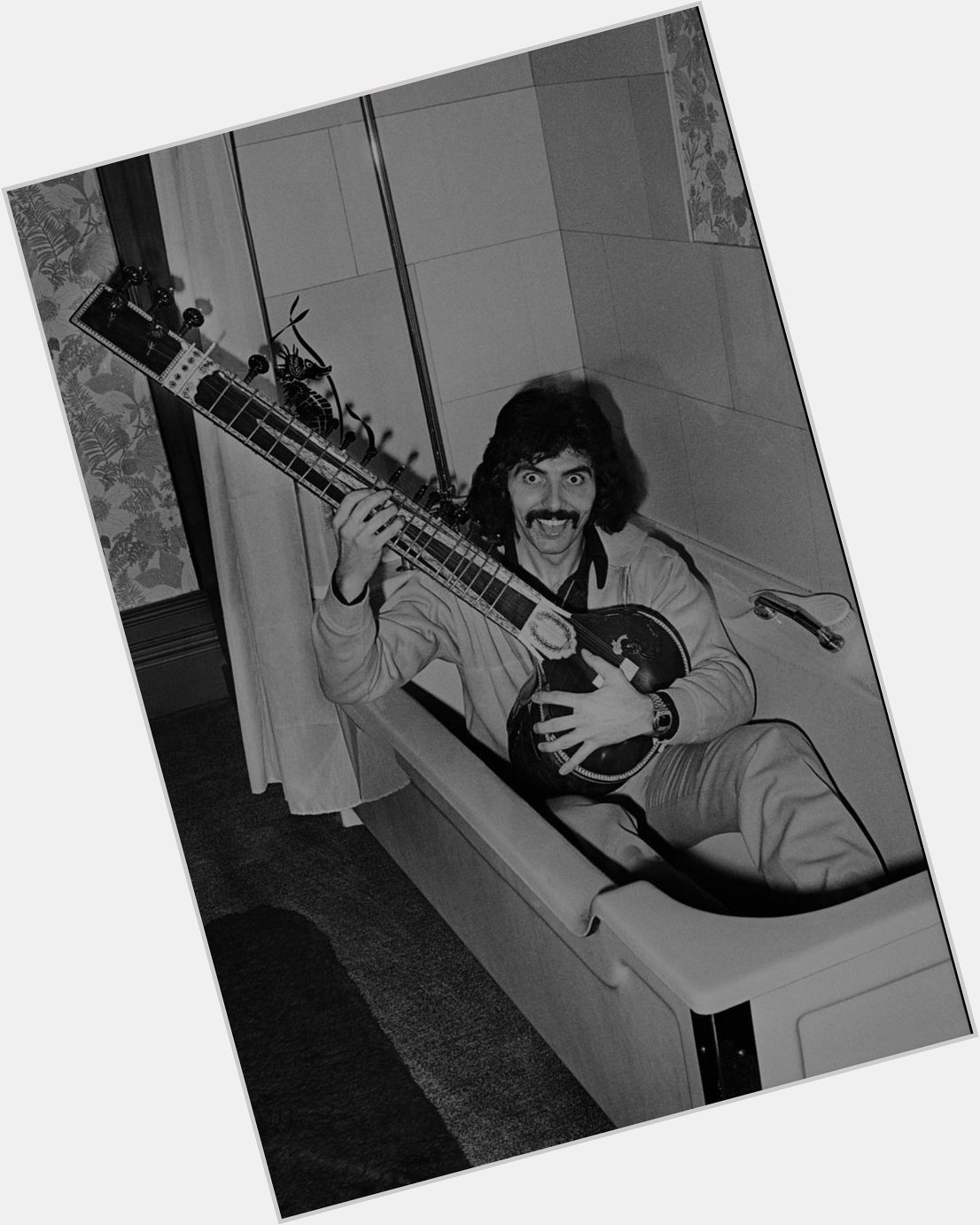 Sitar...bathtub...why not?! Happy Birthday Tony Iommi | Black Sabbath 