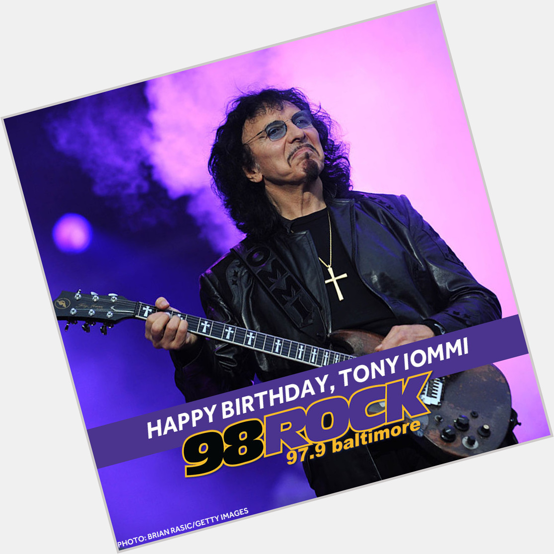 Tony Iommi from Black Sabbath is 74 today! Wish him a big Happy Birthday 