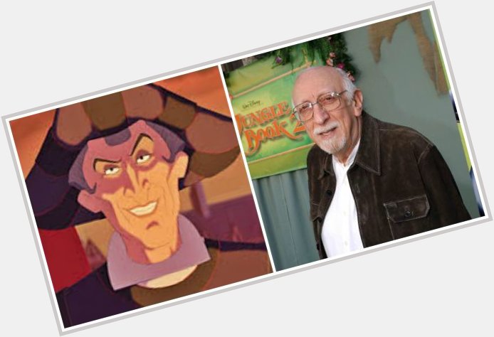 Happy birthday to the late Tony Jay, the voice of Frollo from HUNCHBACK! 