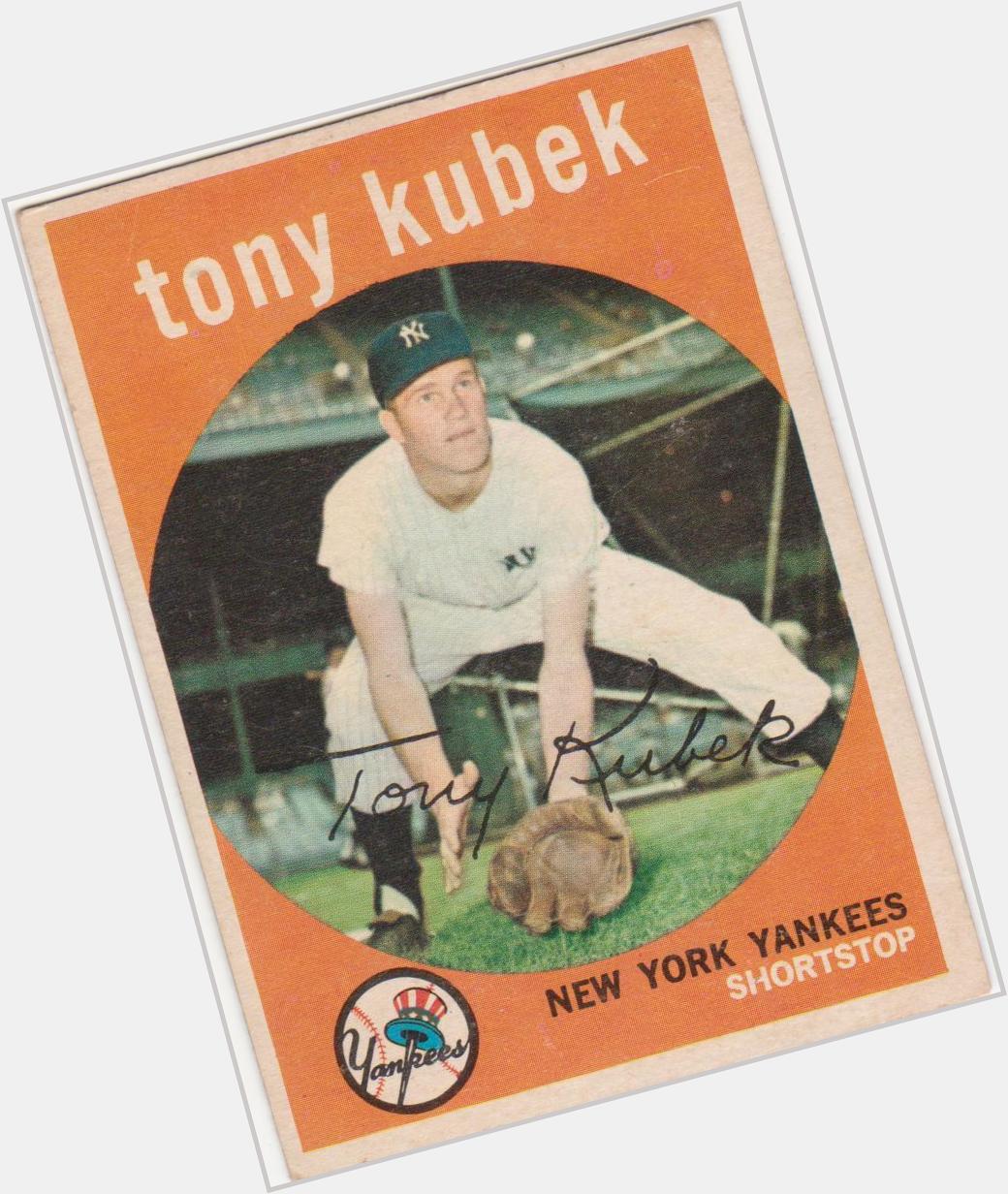 Happy 80th birthday to Tony Kubek, played in 6 World Series and broadcasted 12. 