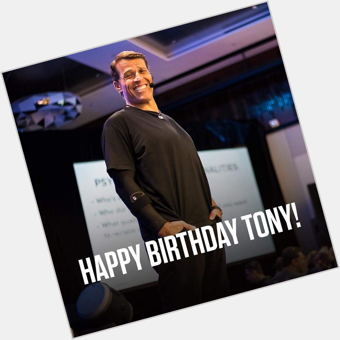 Happy Birthday 
Tony Robbins!!! 