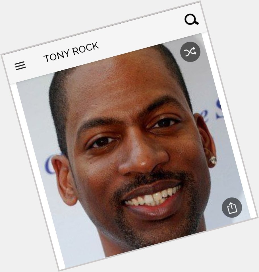 Happy birthday to this great comedian who is also the younger brother of Chris Rock. Happy birthday to Tony Rock 