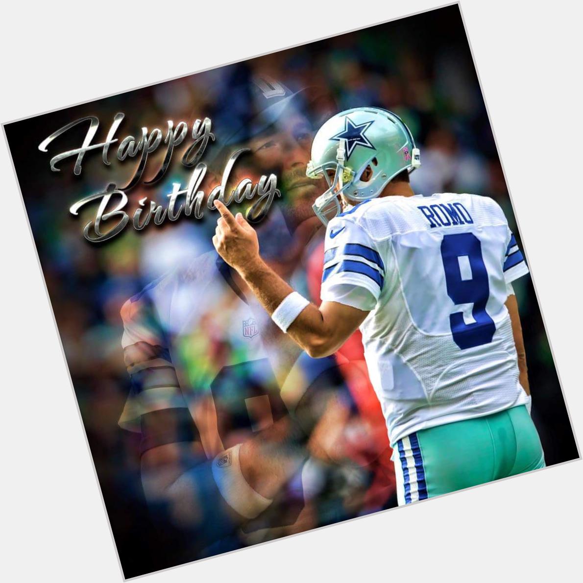 Happy birthday to my hero, Tony Romo 