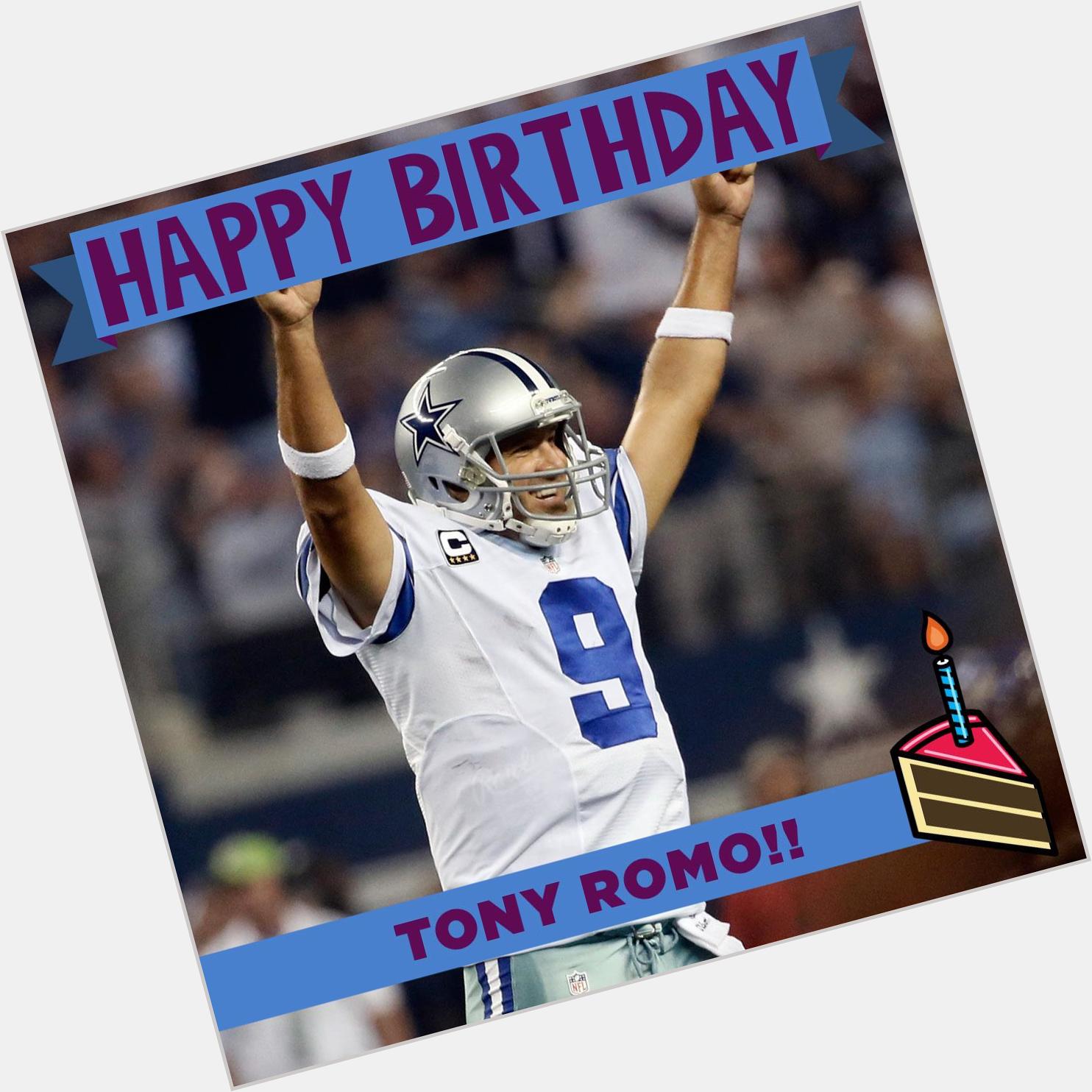 Remessage to help us wish QB Tony Romo a Happy Birthday! 