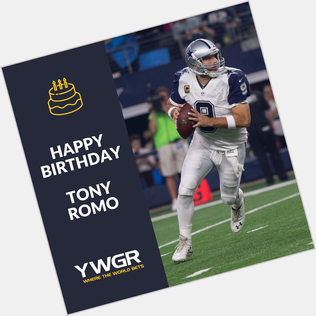 Happy birthday Tony ROMO!! 