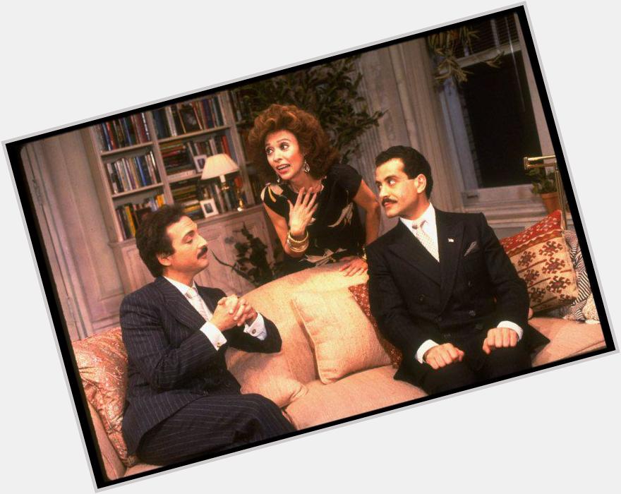Happy birthday to Tony Shalhoub, here w/ Lewis J. Stadlen & Rita Moreno, 1985 revival of \"The Odd Couple\" 