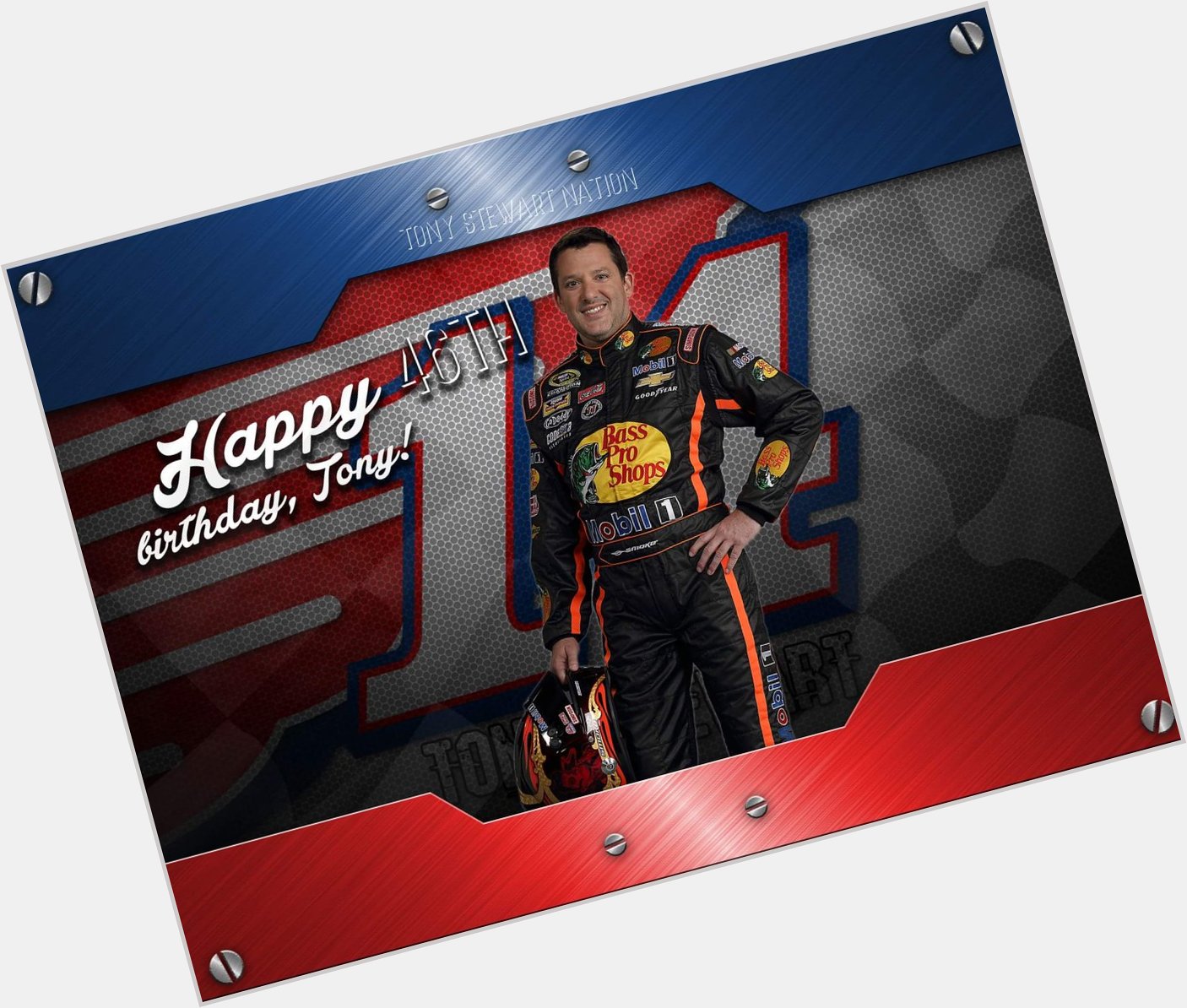 Join us in wishing our fearless leader, Tony Stewart, a very happy birthday!   