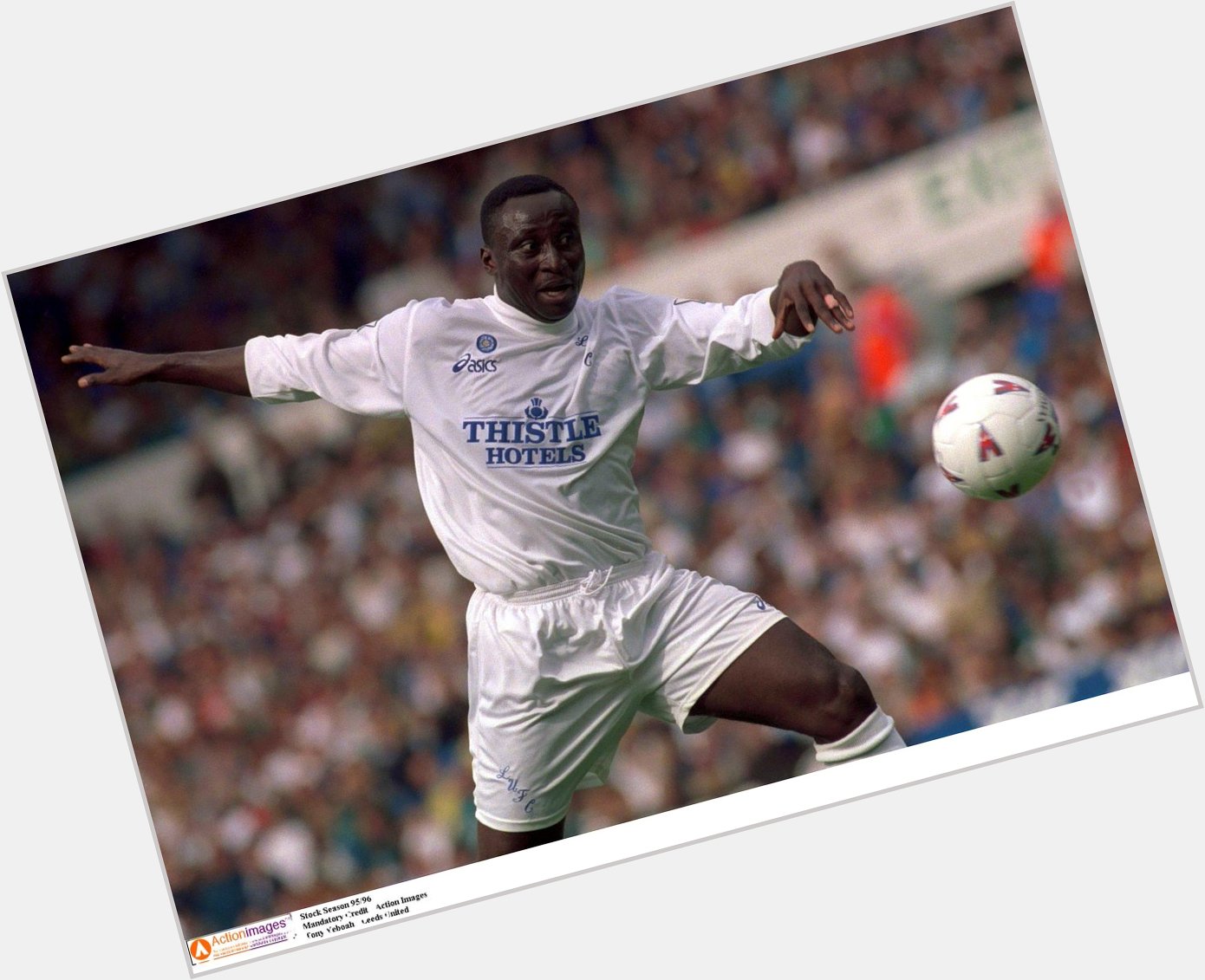 Happy 49th birthday to Tony Yeboah. He scored 32 goals in 66 games for Leeds. Cult hero. 