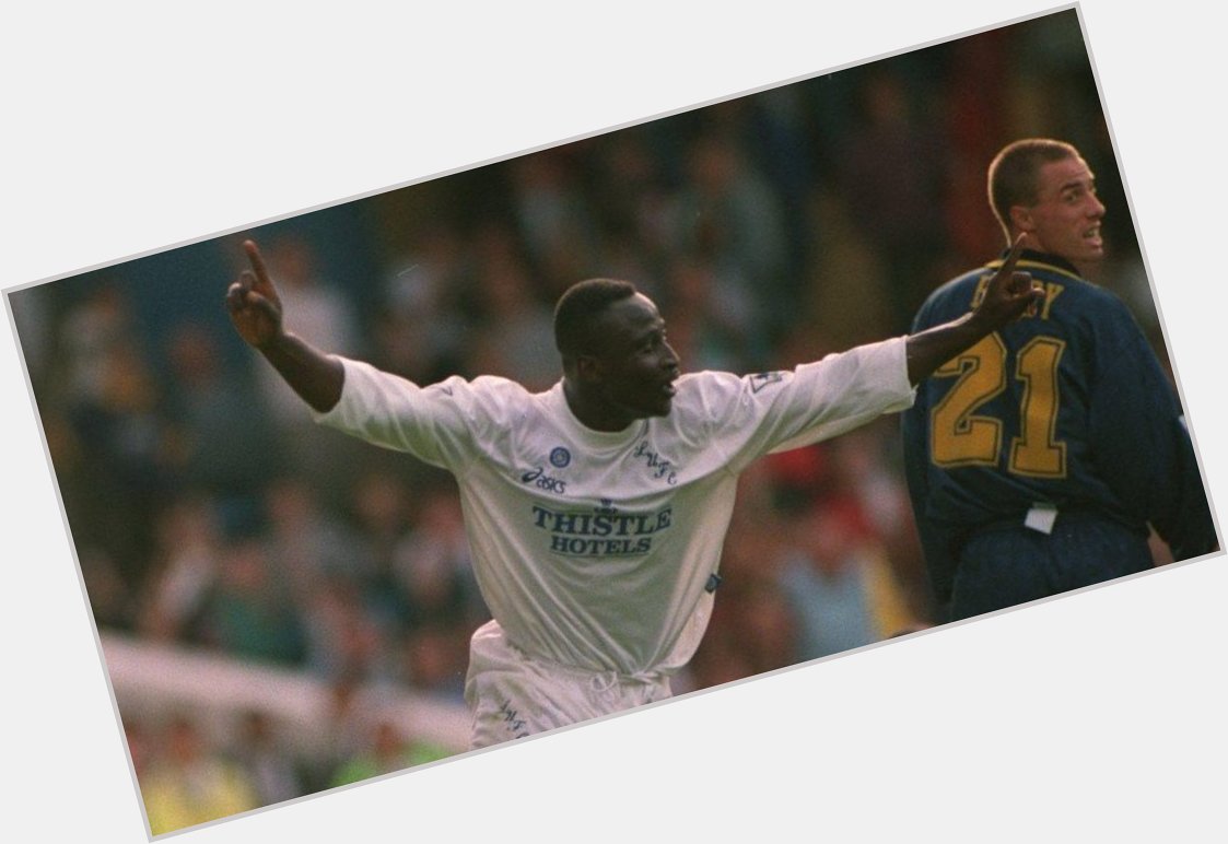   Happy birthday, Tony Yeboah! Appearances for Leeds 66  Goals 32  Thunderbolts 1,045,293 (ish) 