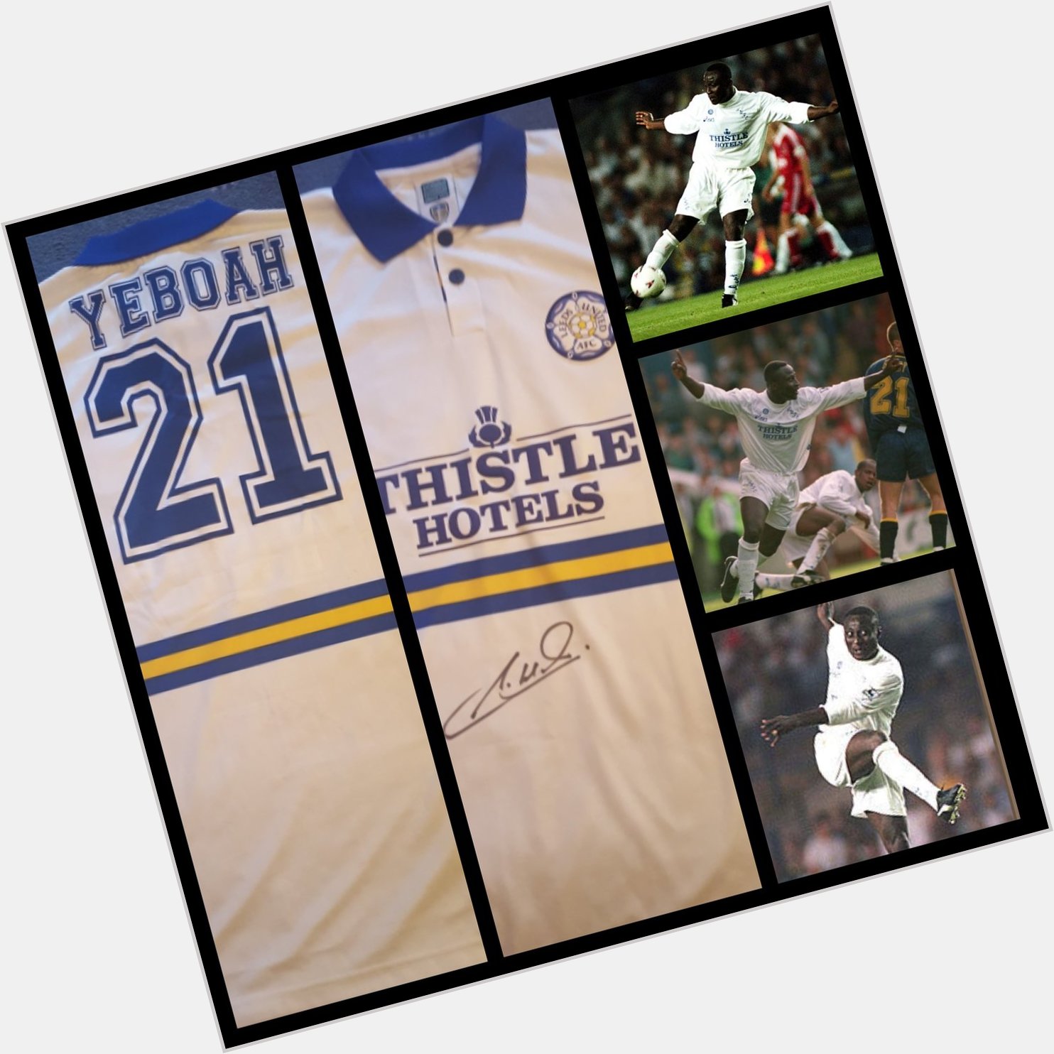 Happy Birthday to Ex Leeds legendary striker  The one and only Tony Yeboah   