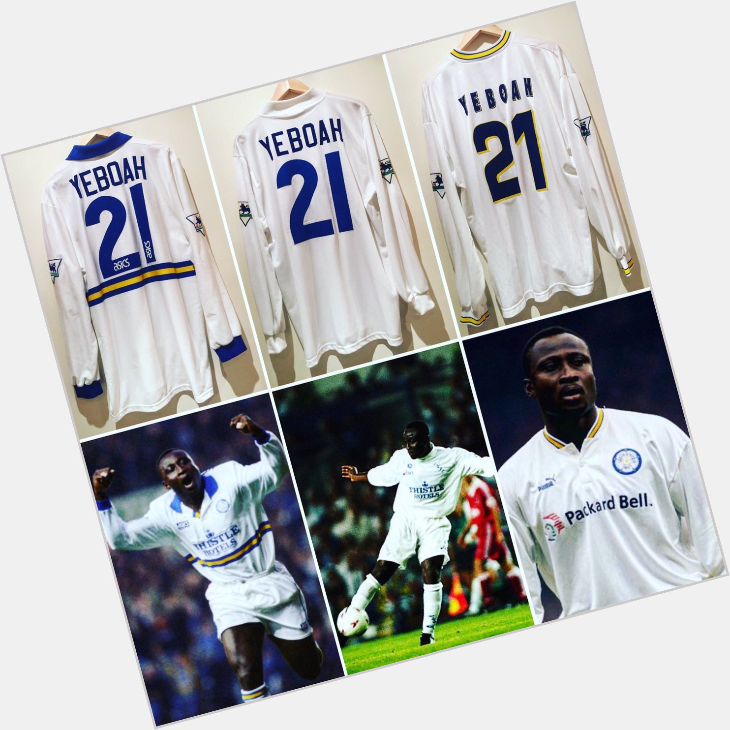Happy Birthday Tony Yeboah! Here are three of his matchworn shirts...  