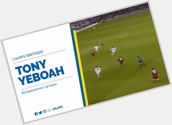  Happy Birthday to legend Tony Yeboah, who turned 51 today! 