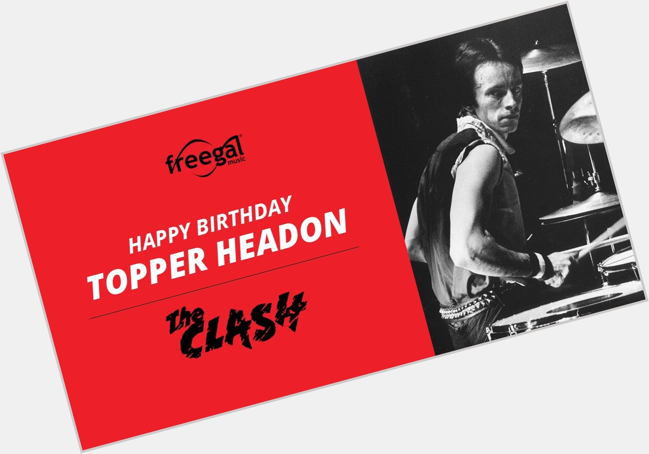 Happy Birthday, Nicholas \"Topper\" Headon, drummer for The Clash!

 