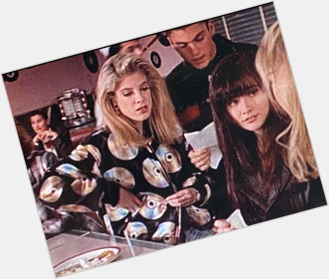 Happy Birthday, Tori Spelling!
(Cool jacket, by the way) 